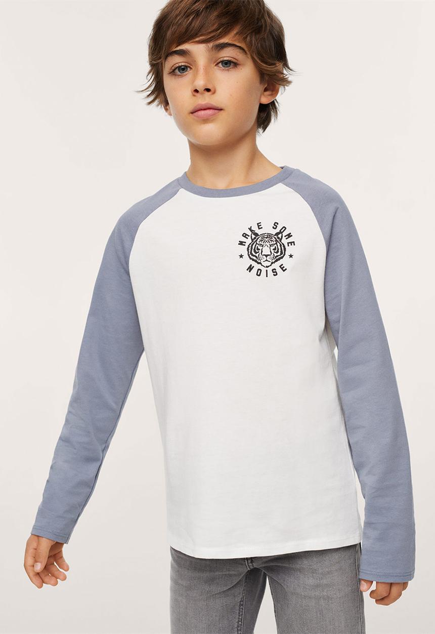 MANGO - T-shirt noise - white
