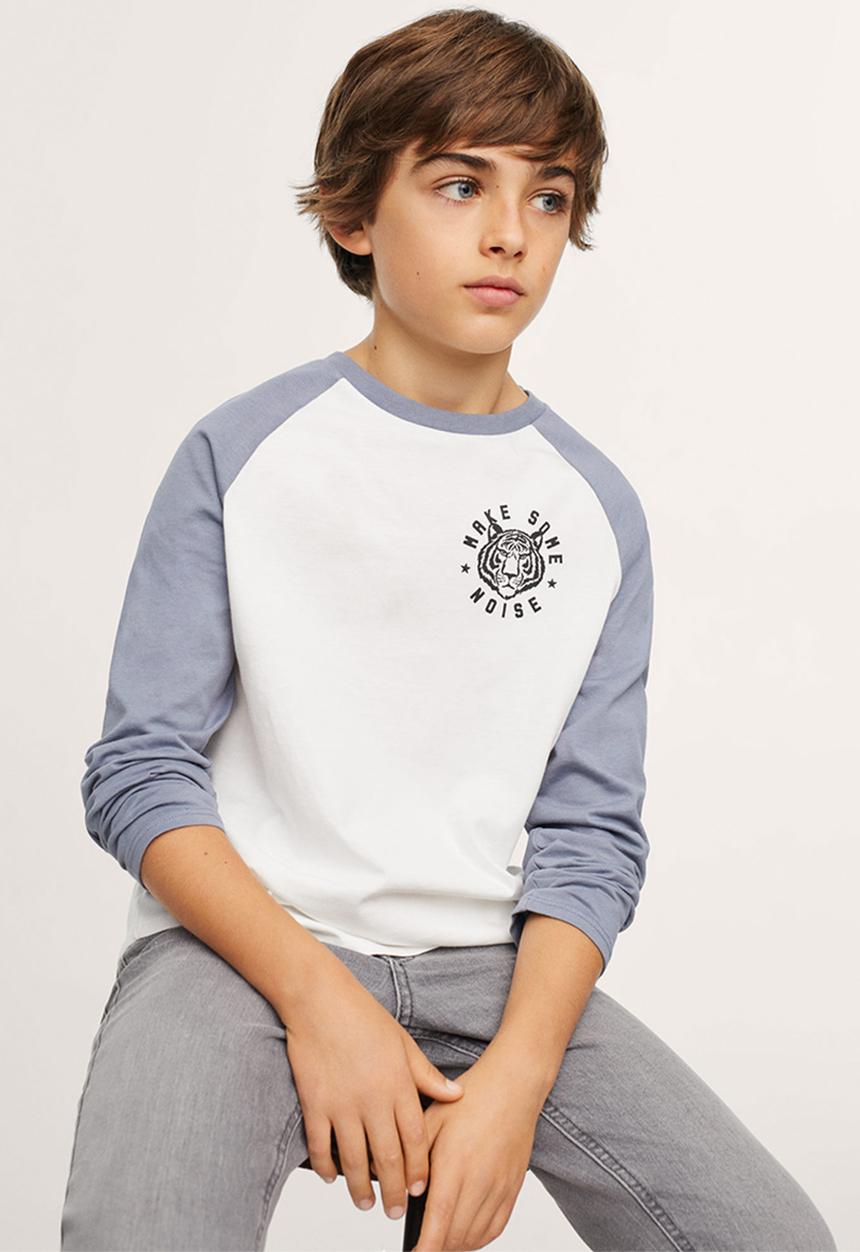 MANGO - T-shirt noise - white