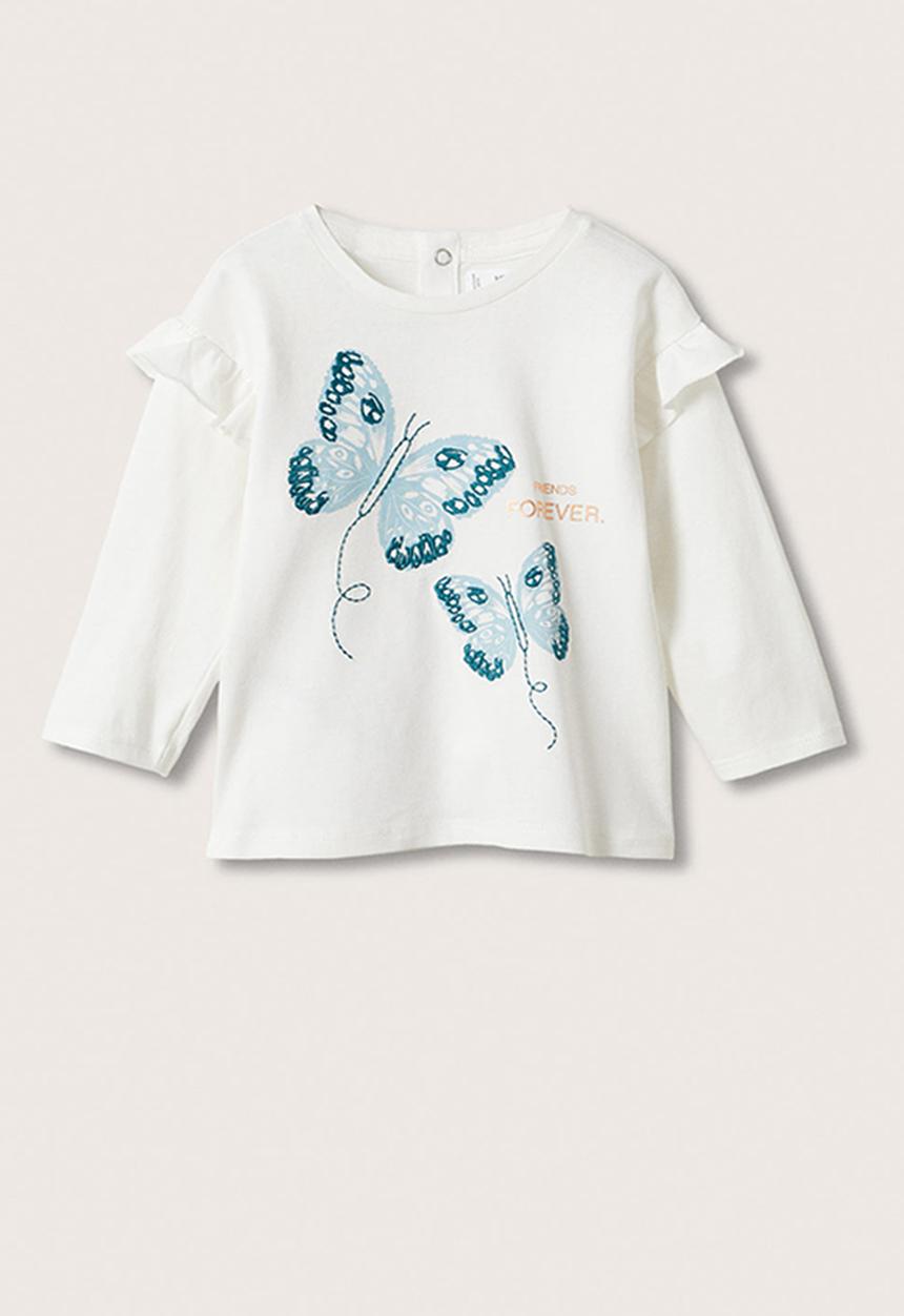 MANGO - T-shirt forever - white