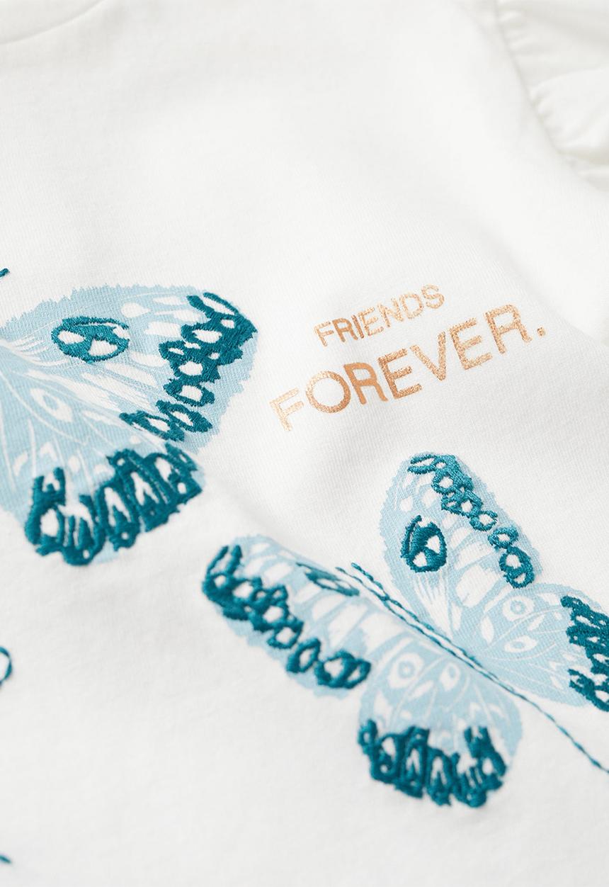 MANGO - T-shirt forever - white