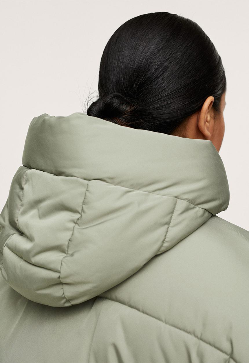 MANGO - Plus anorak sushi - light pastel green