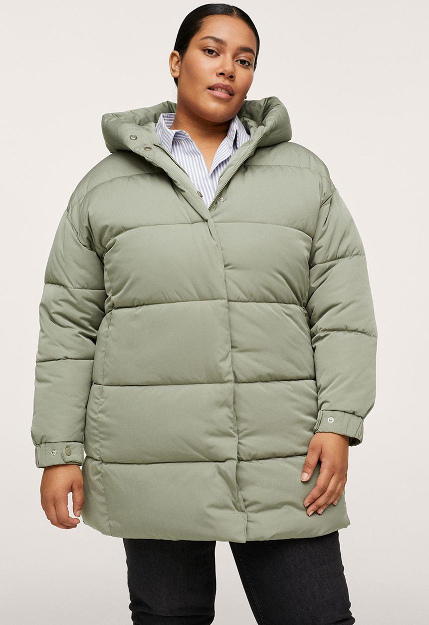 MANGO - Plus anorak sushi - light pastel green