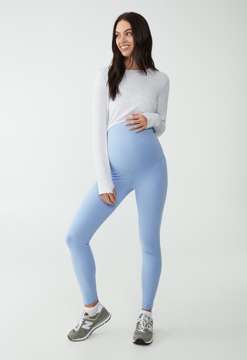 Cotton On - Maternity rib cross back long sleeve top - grey marle