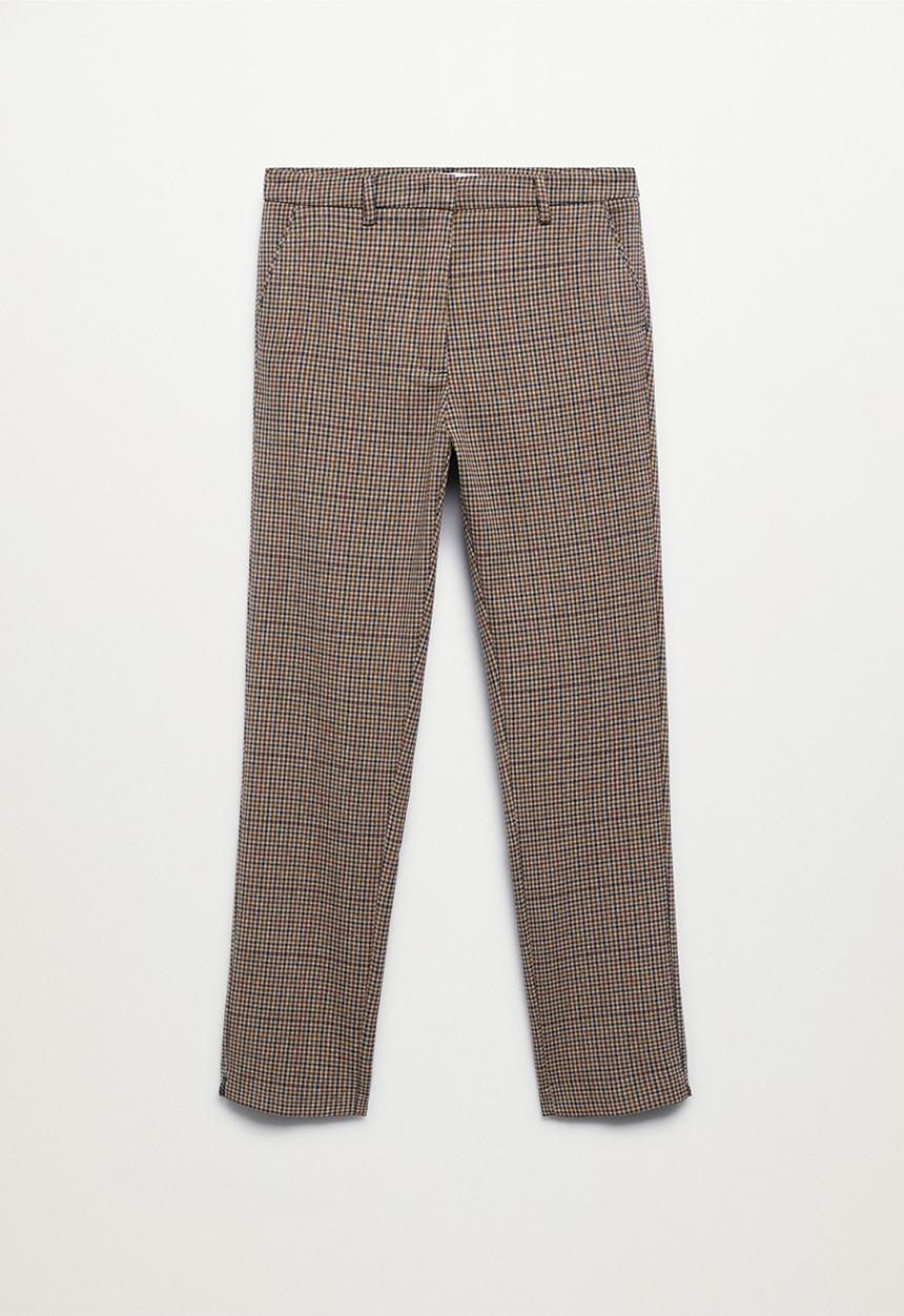 MANGO - Trousers warm - brown