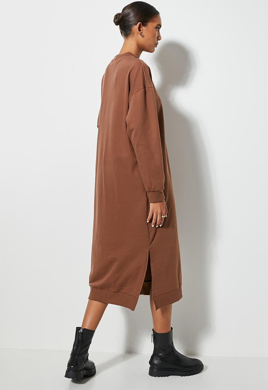 Superbalist - Sweat dress - choc