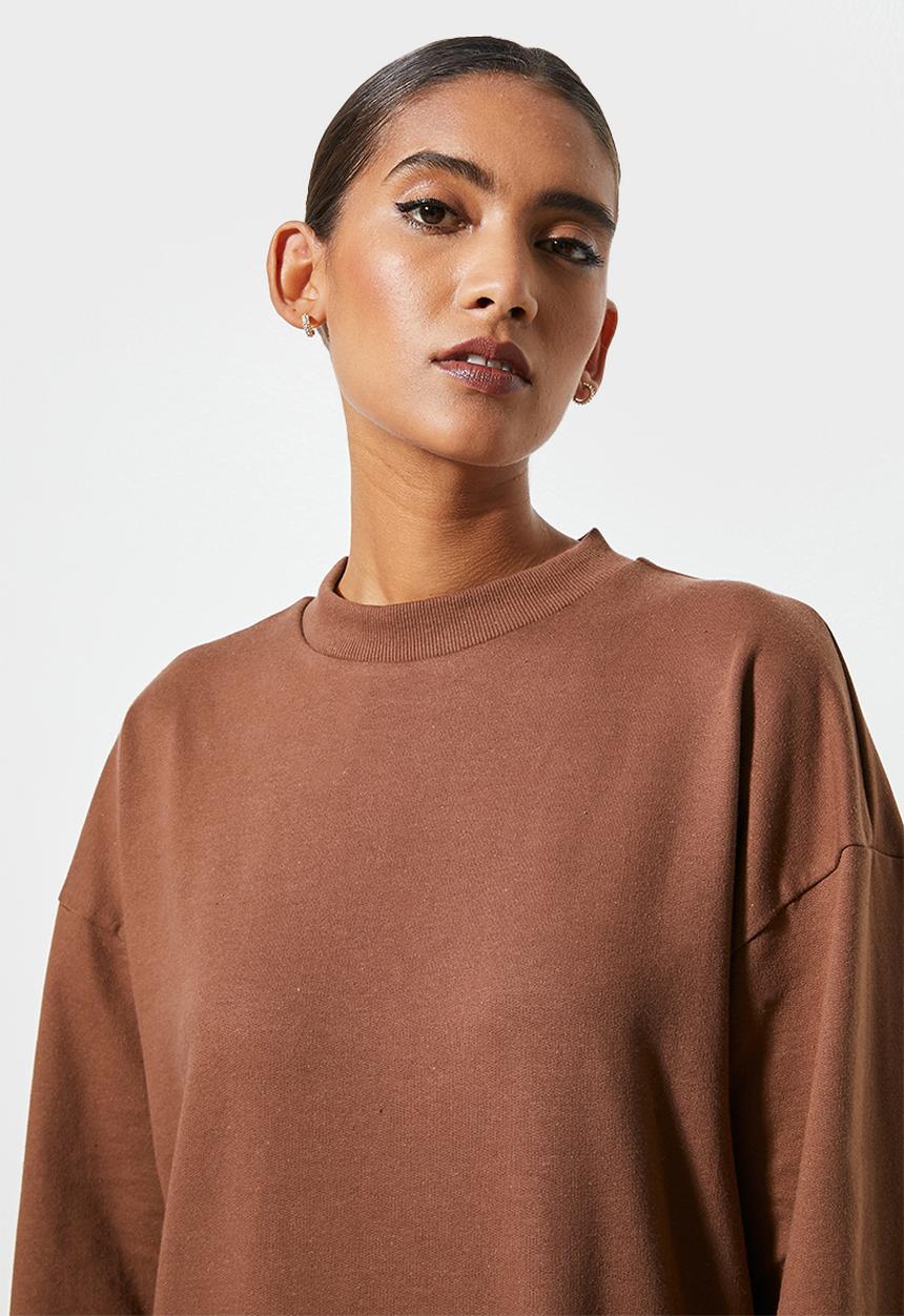 Superbalist - Sweat dress - choc