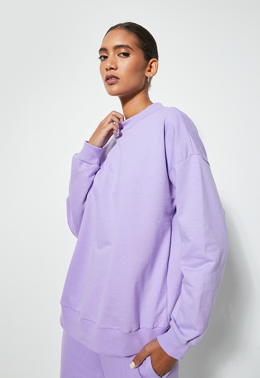 Superbalist - Crew neck sweat - jacaranda