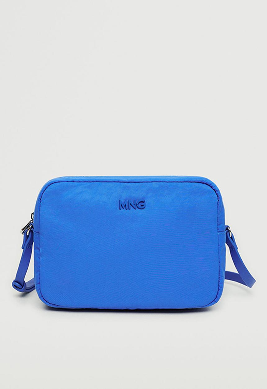 MANGO - Crossbody bag with logo - blue