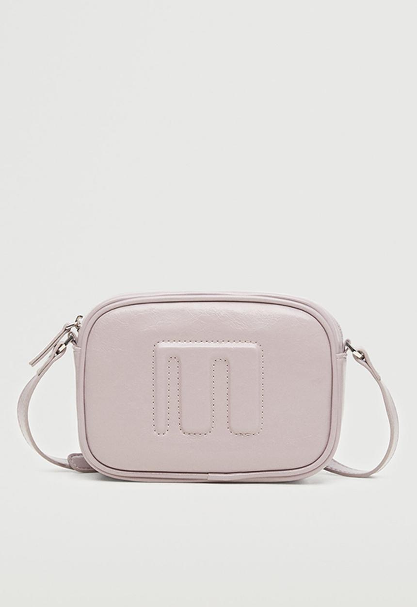 MANGO - Crossbody bag with logo - purple