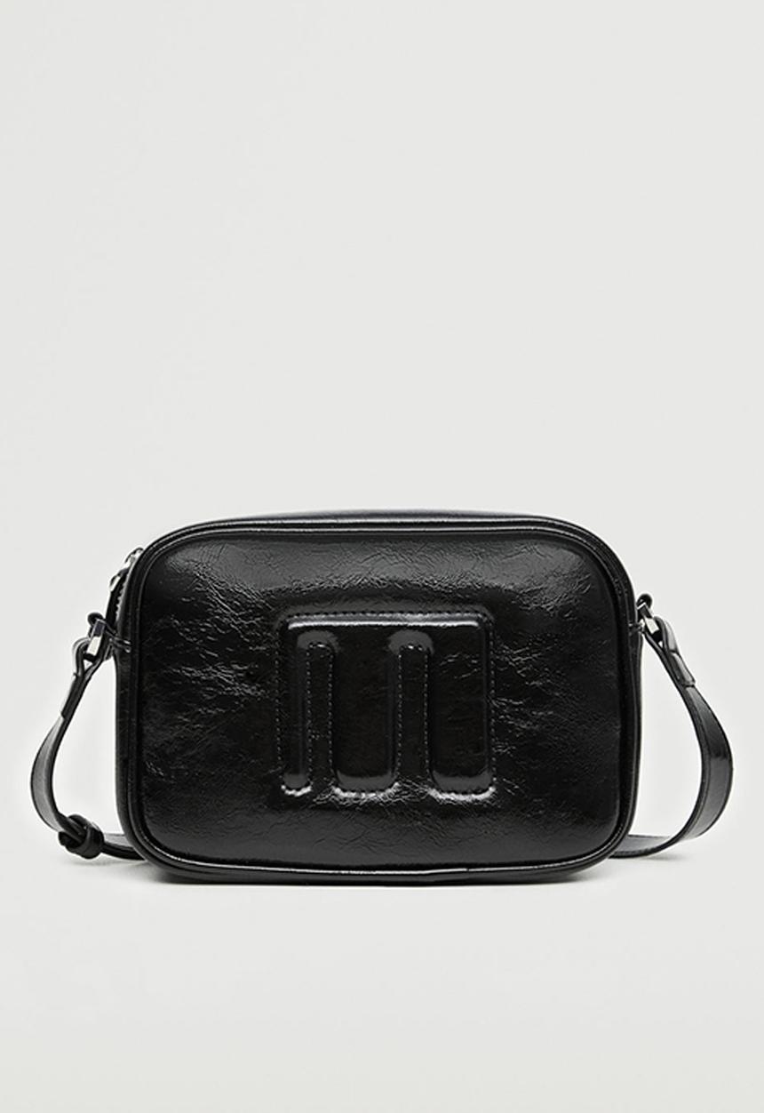 MANGO - Crossbody bag with logo - black