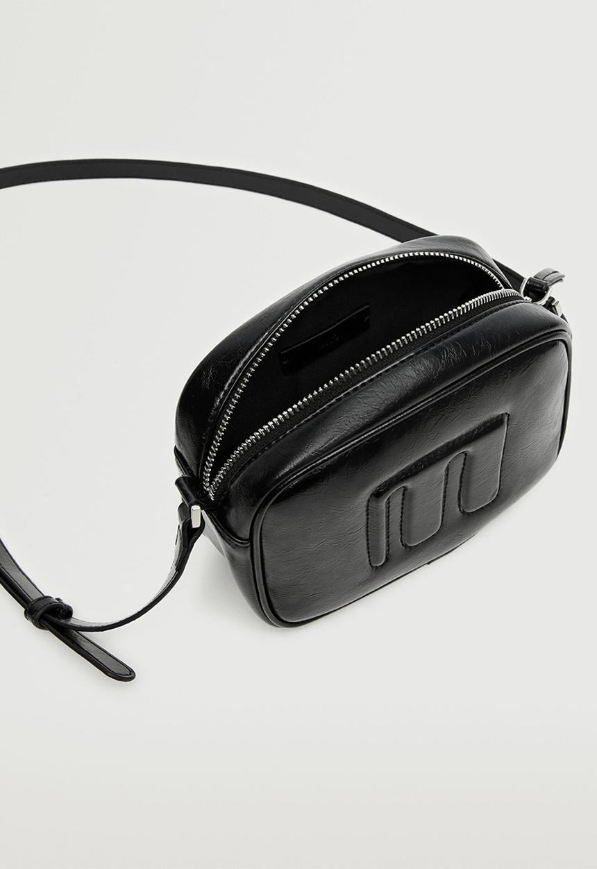 MANGO - Crossbody bag with logo - black