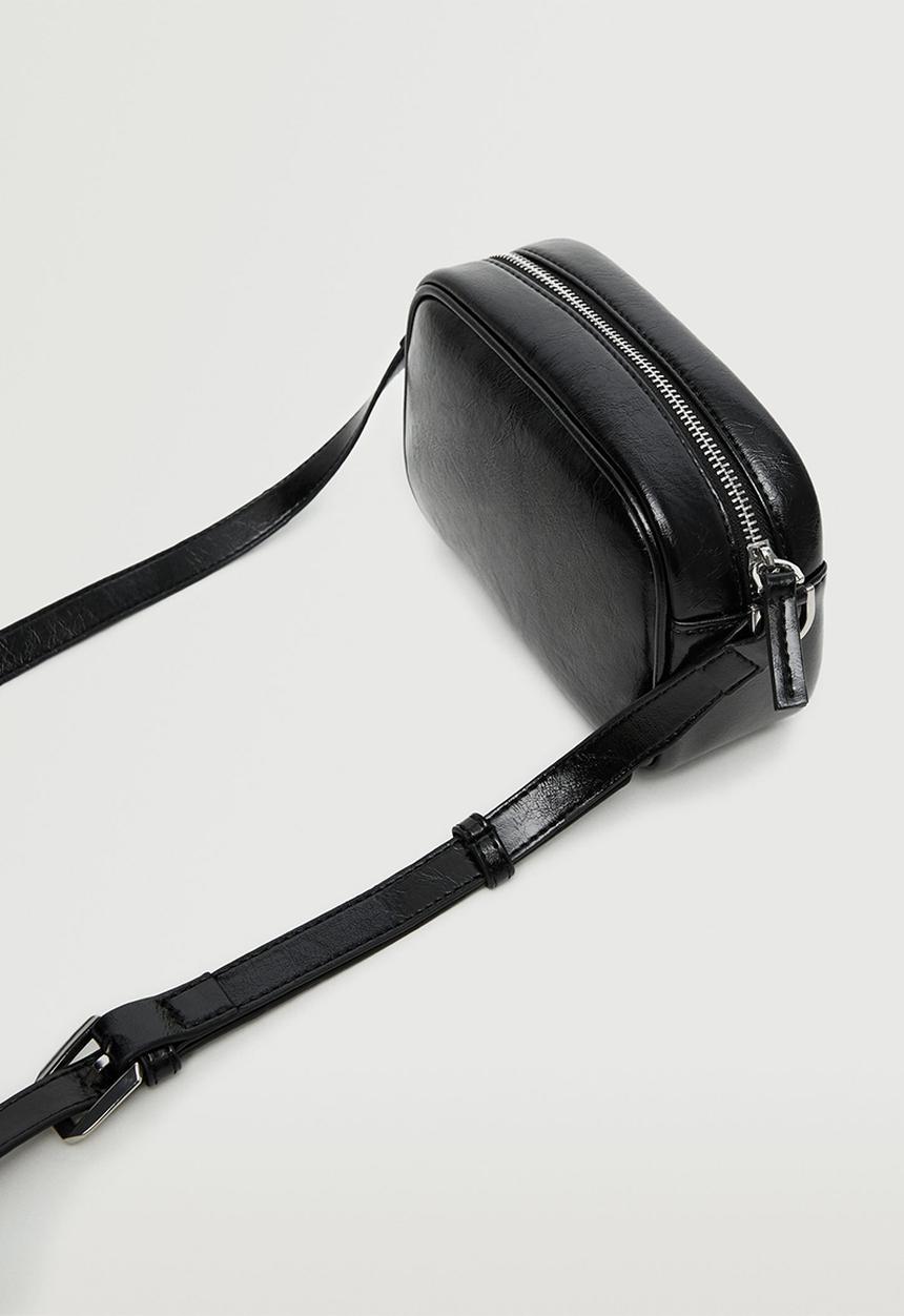 MANGO - Crossbody bag with logo - black