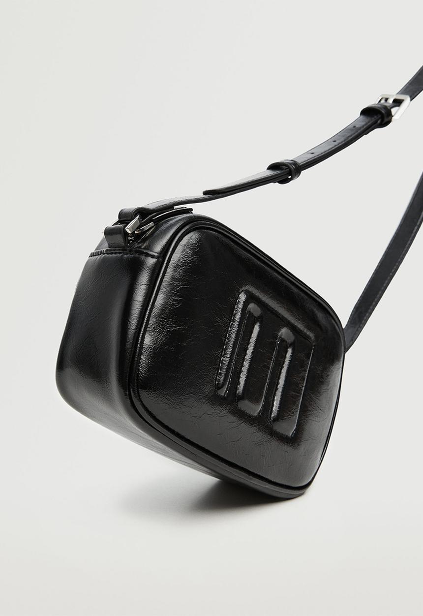 MANGO - Crossbody bag with logo - black