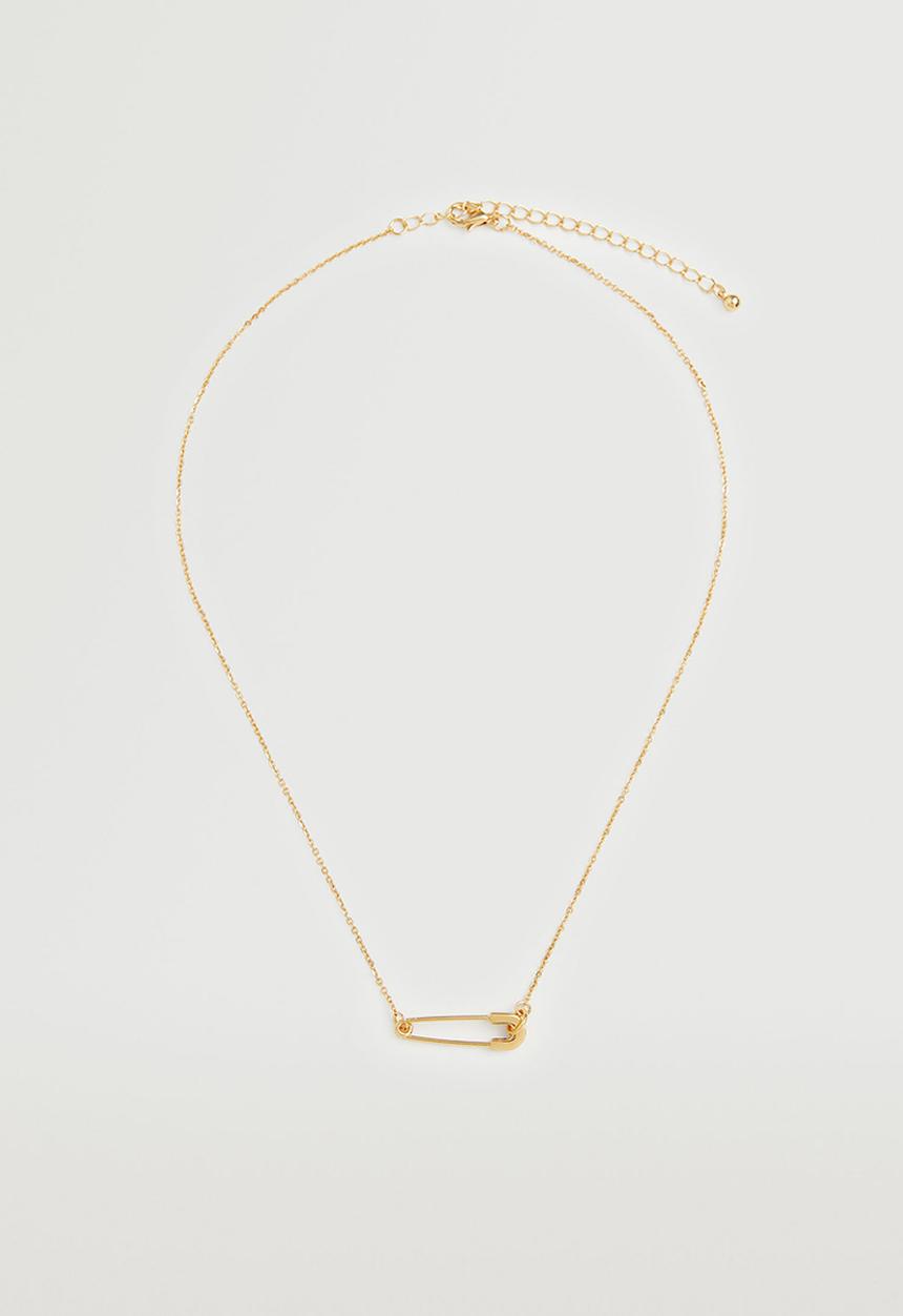 MANGO - Pendant chain necklace - gold