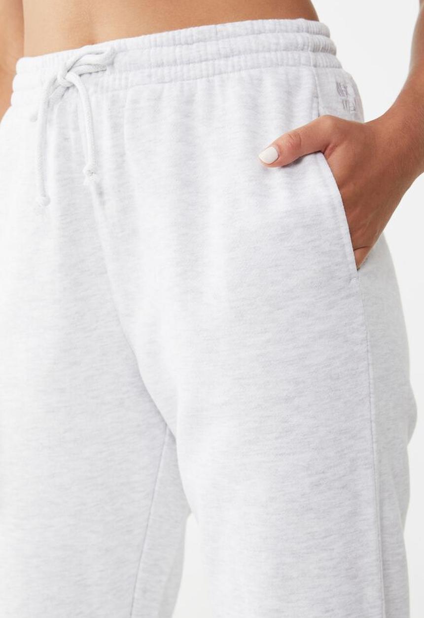 Cotton On - Plush gym track pant - cloudy grey marle