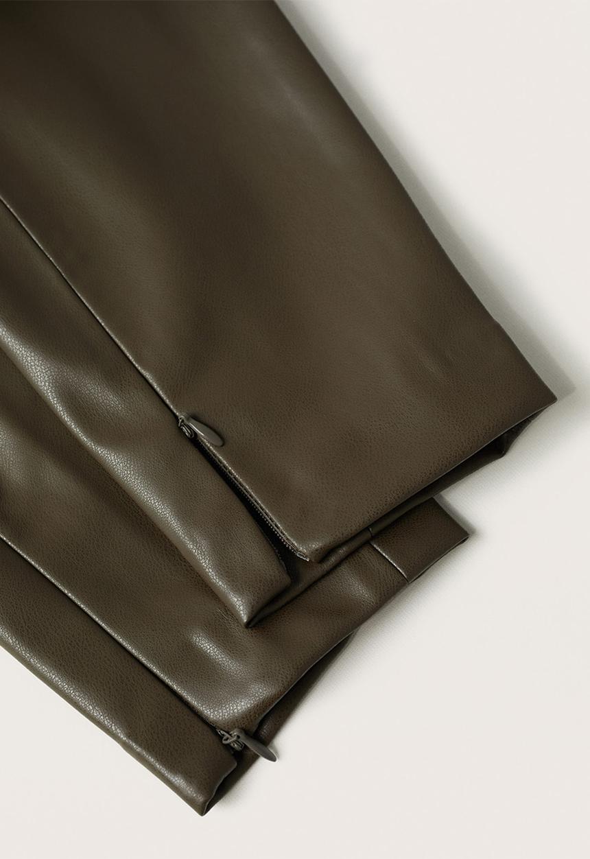 MANGO - Leggings londonpu - dark brown