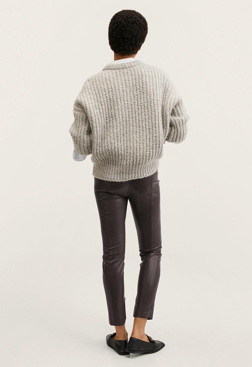 MANGO - Leggings londonpu - dark brown