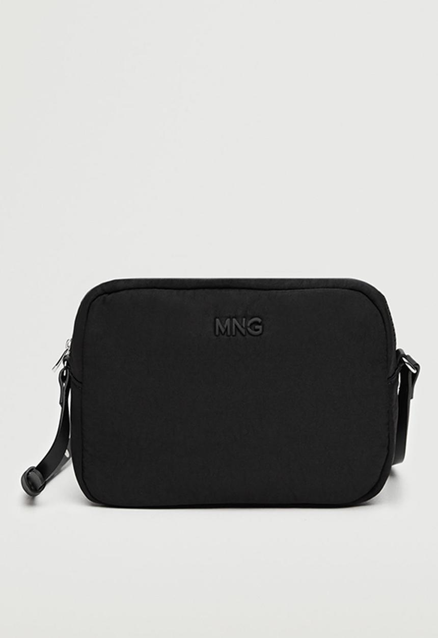 MANGO - Crossbody bag with logo - black