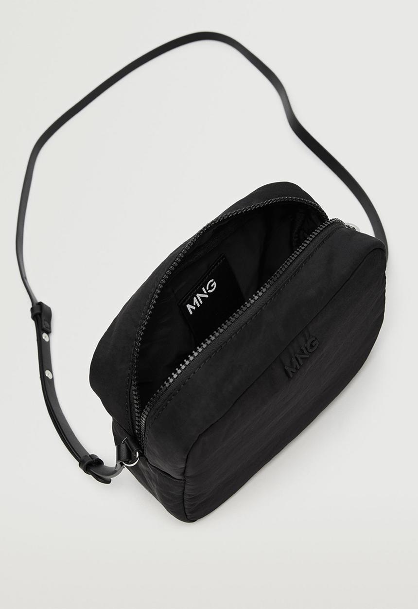 MANGO - Crossbody bag with logo - black