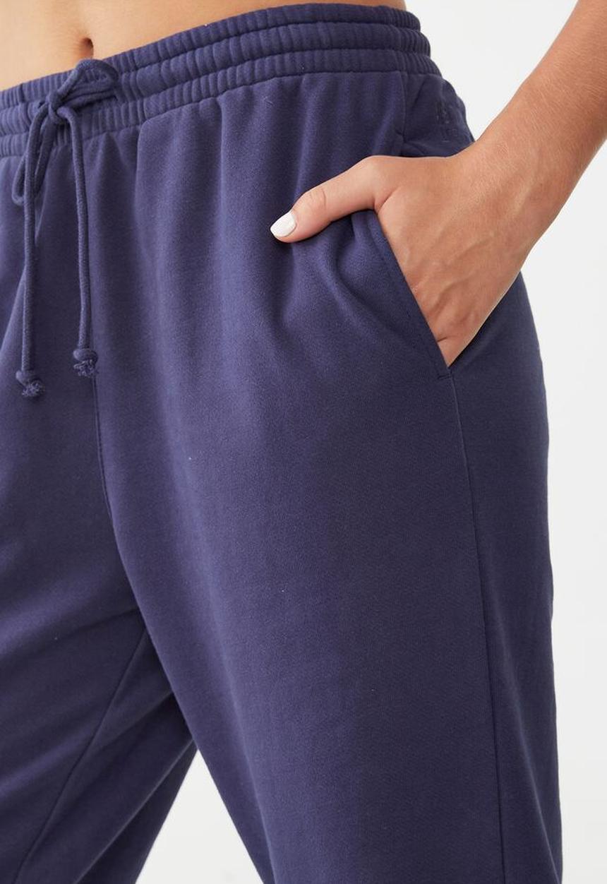 Cotton On - Plush gym track pant - vintage navy