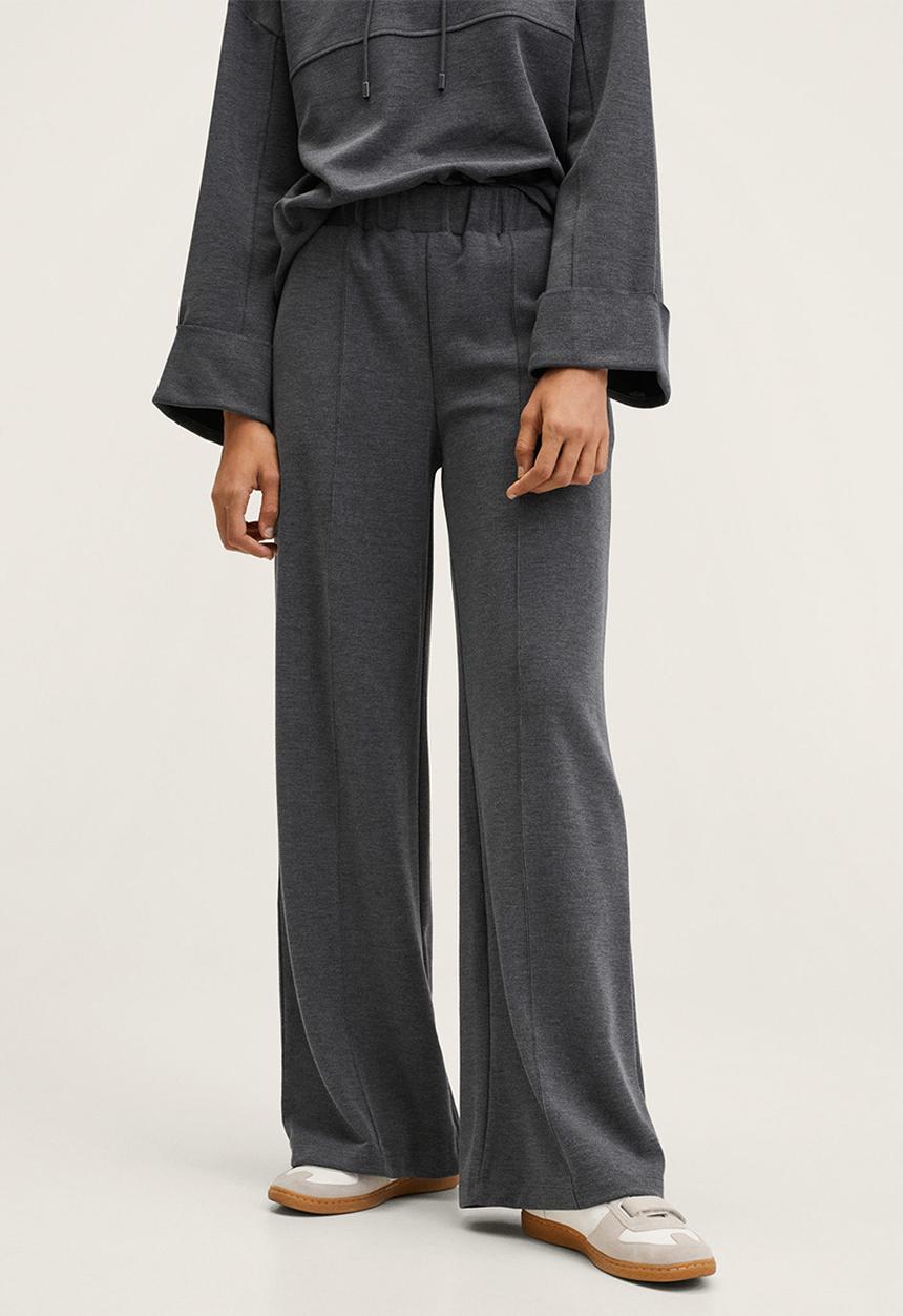 MANGO - Trousers andrea - charcoal