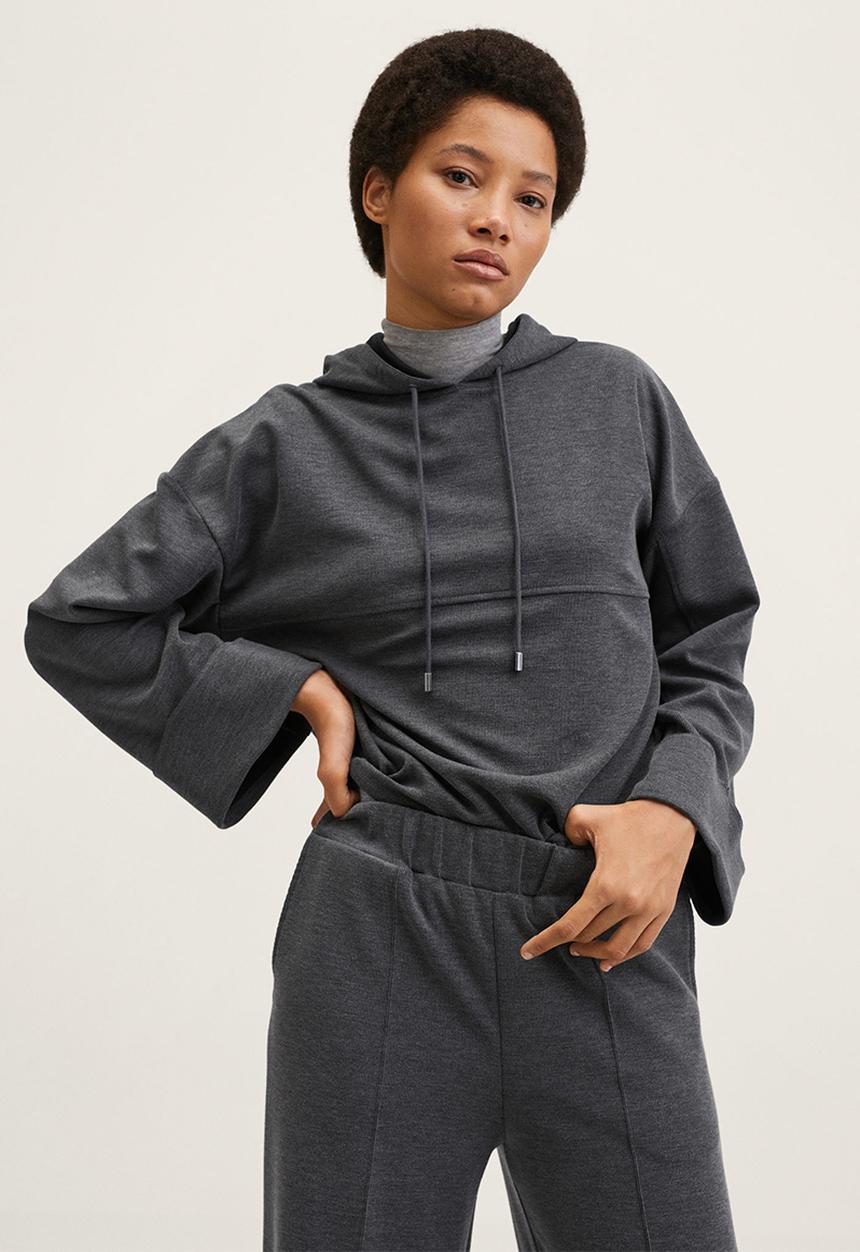 MANGO - Trousers andrea - charcoal