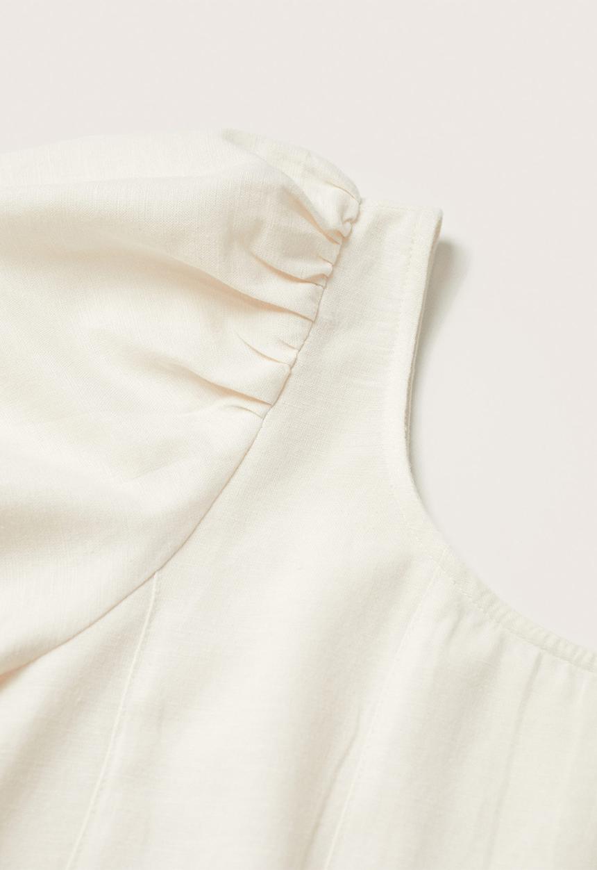 MANGO - Dress mogambo-h - beige