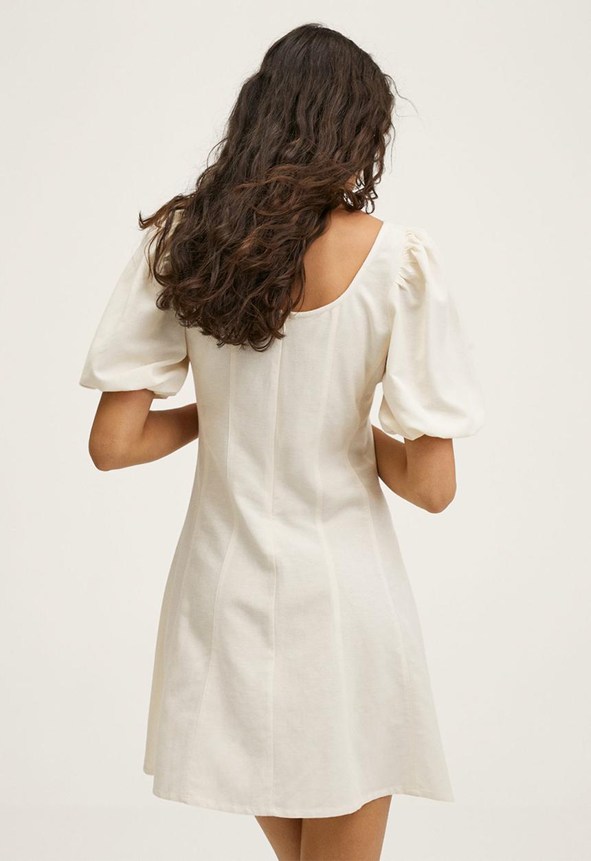 MANGO - Dress mogambo-h - beige