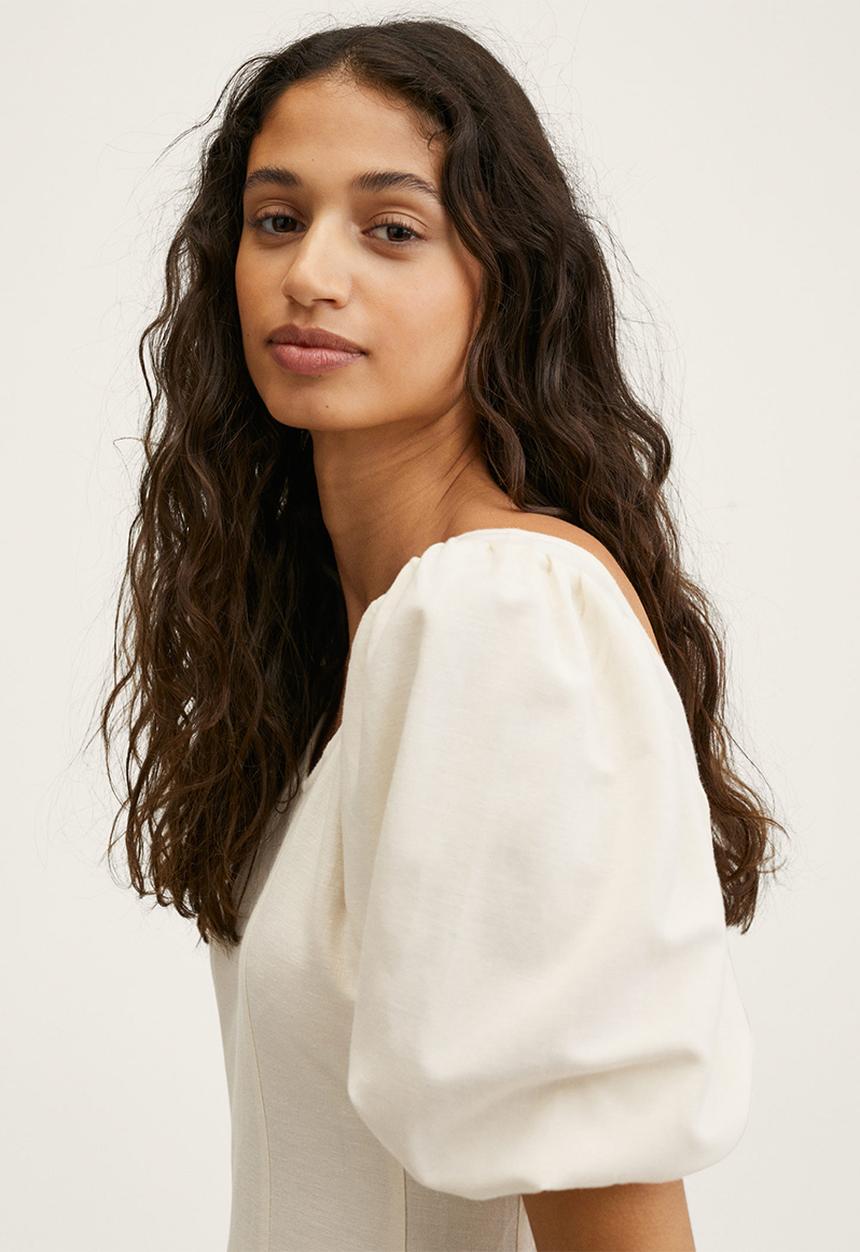 MANGO - Dress mogambo-h - beige