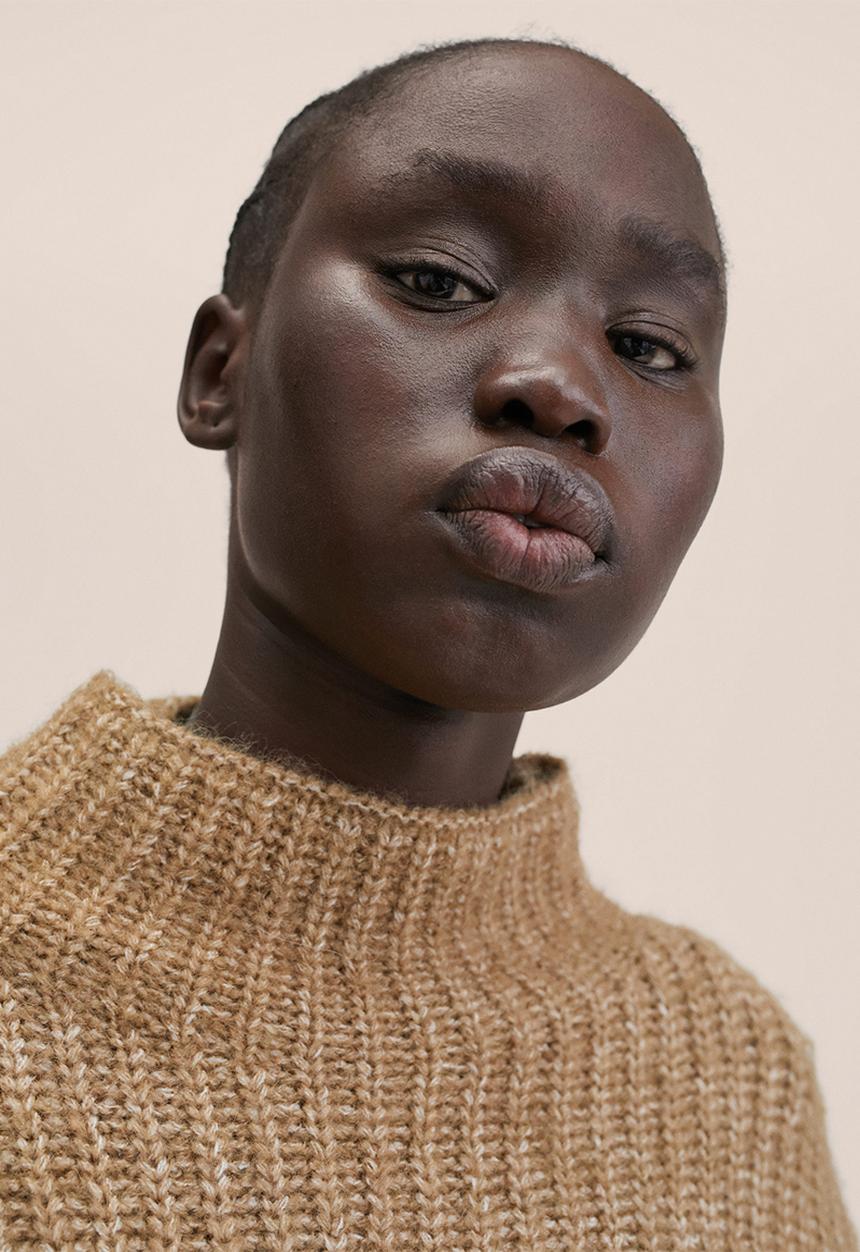 MANGO - Sweater candy - medium brown