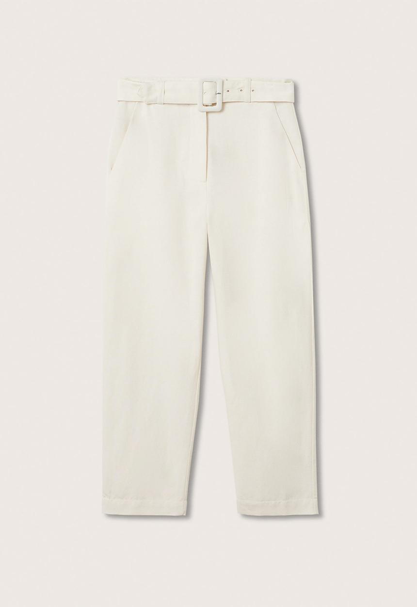 MANGO - Trousers mogambo-h - light beige