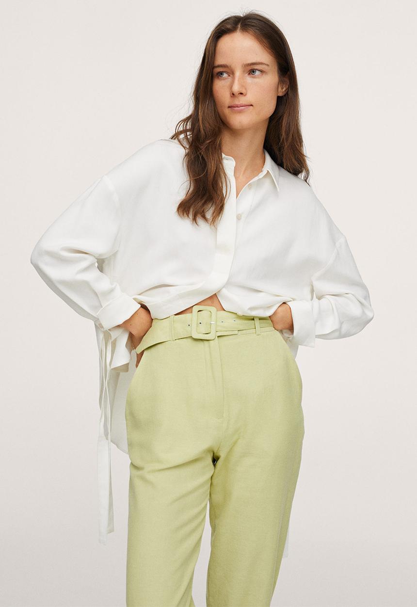 MANGO - Trousers mogambo-h - bright green