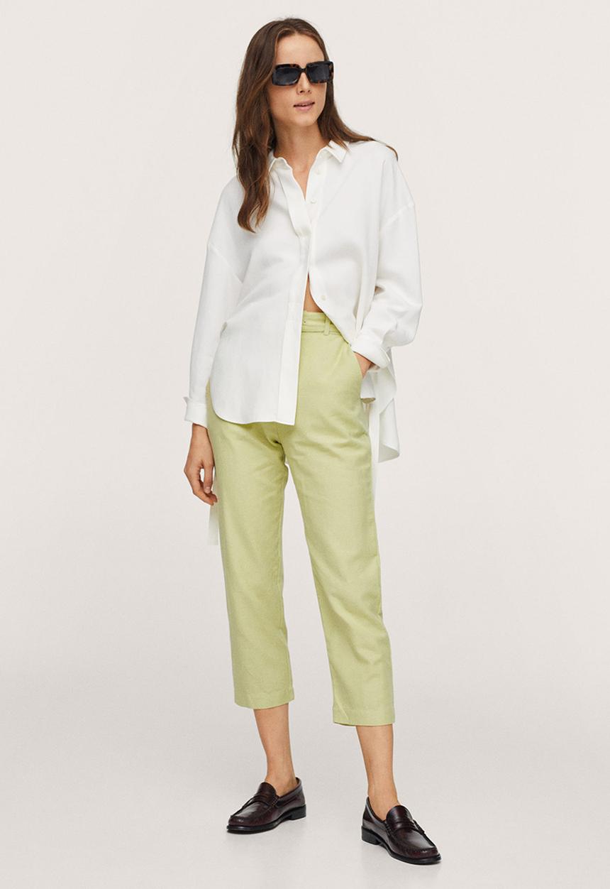 MANGO - Trousers mogambo-h - bright green