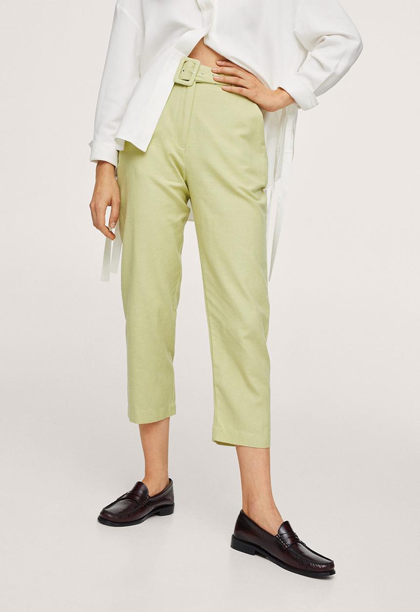 MANGO - Trousers mogambo-h - bright green