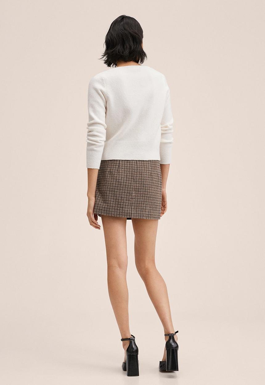 MANGO - Skirt harry - brown
