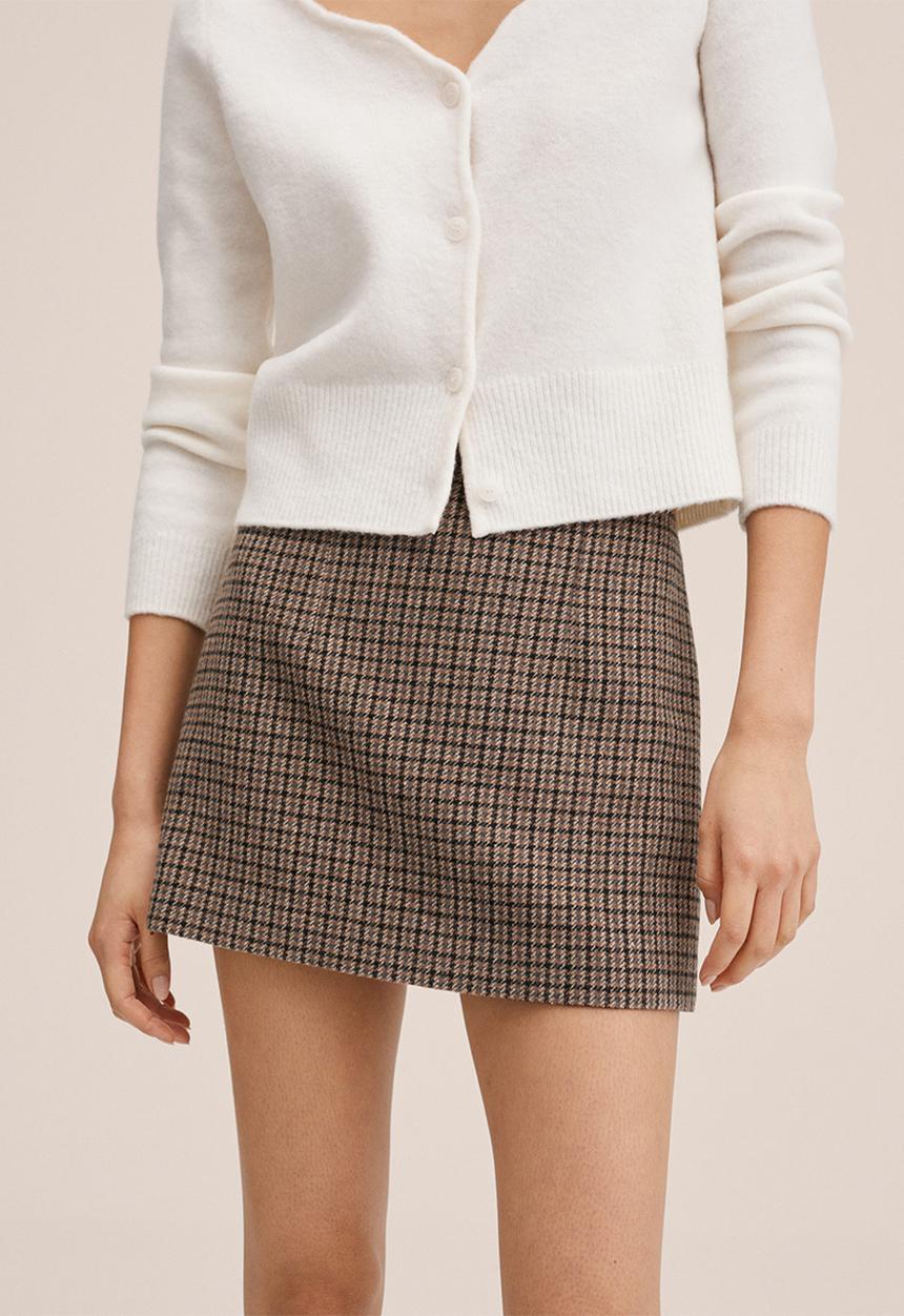 MANGO - Skirt harry - brown