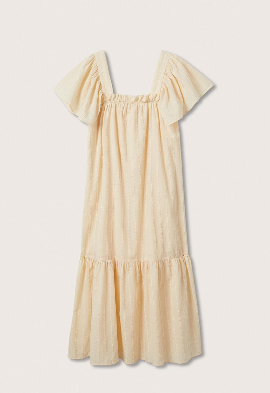 MANGO - Dress rufu-h - off white 