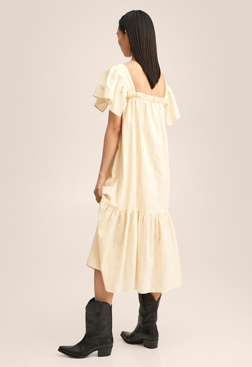 MANGO - Dress rufu-h - off white 