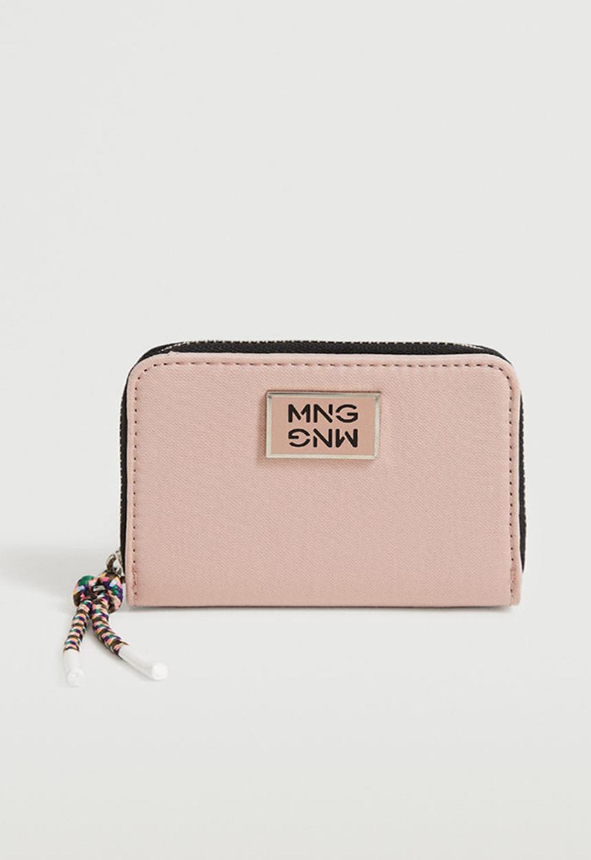 MANGO - Logo wallet - pink