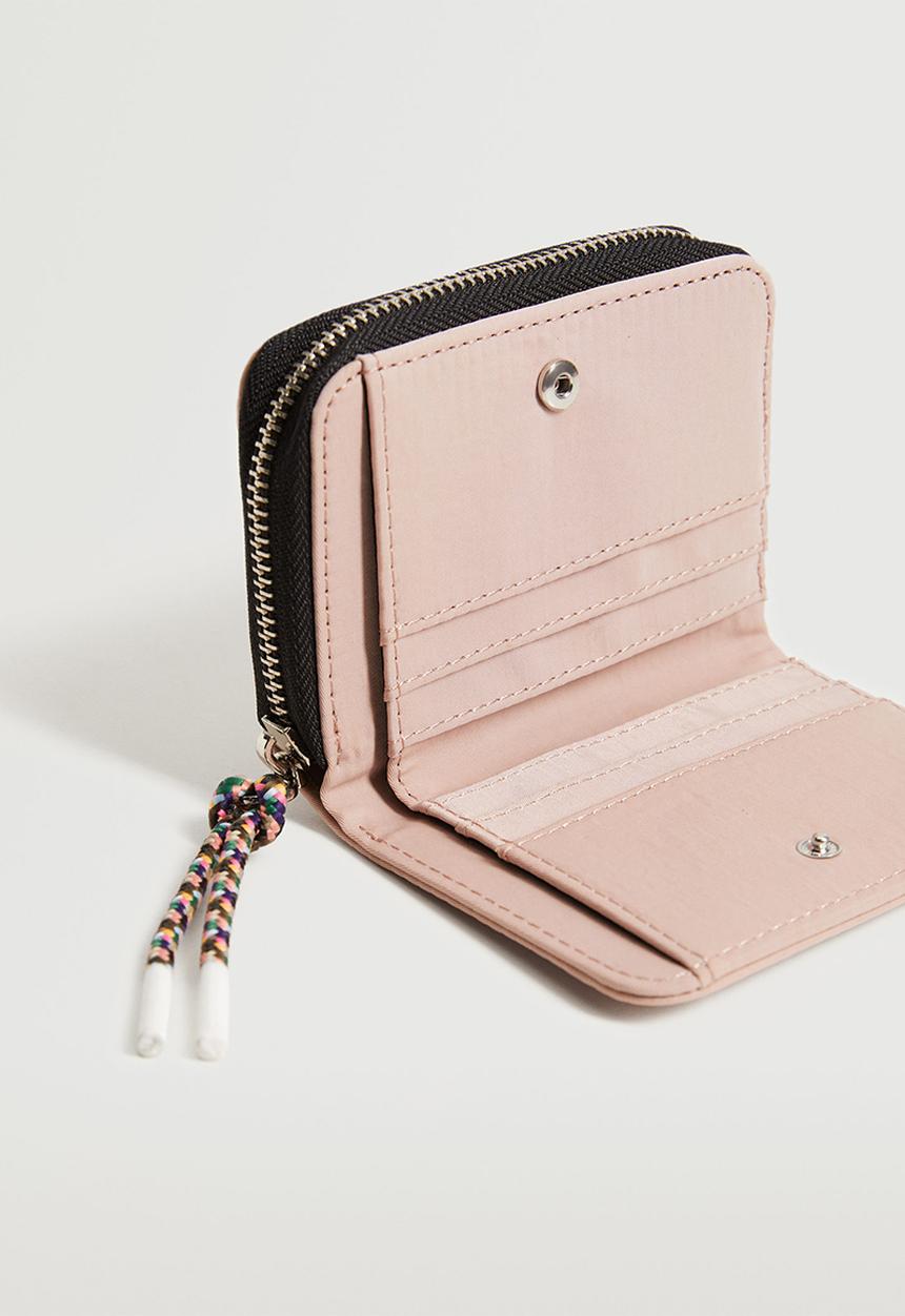 MANGO - Logo wallet - pink