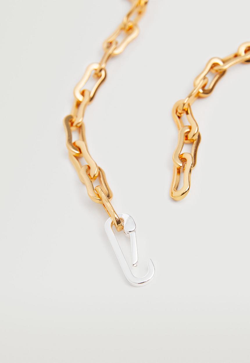 MANGO - Link necklace - gold