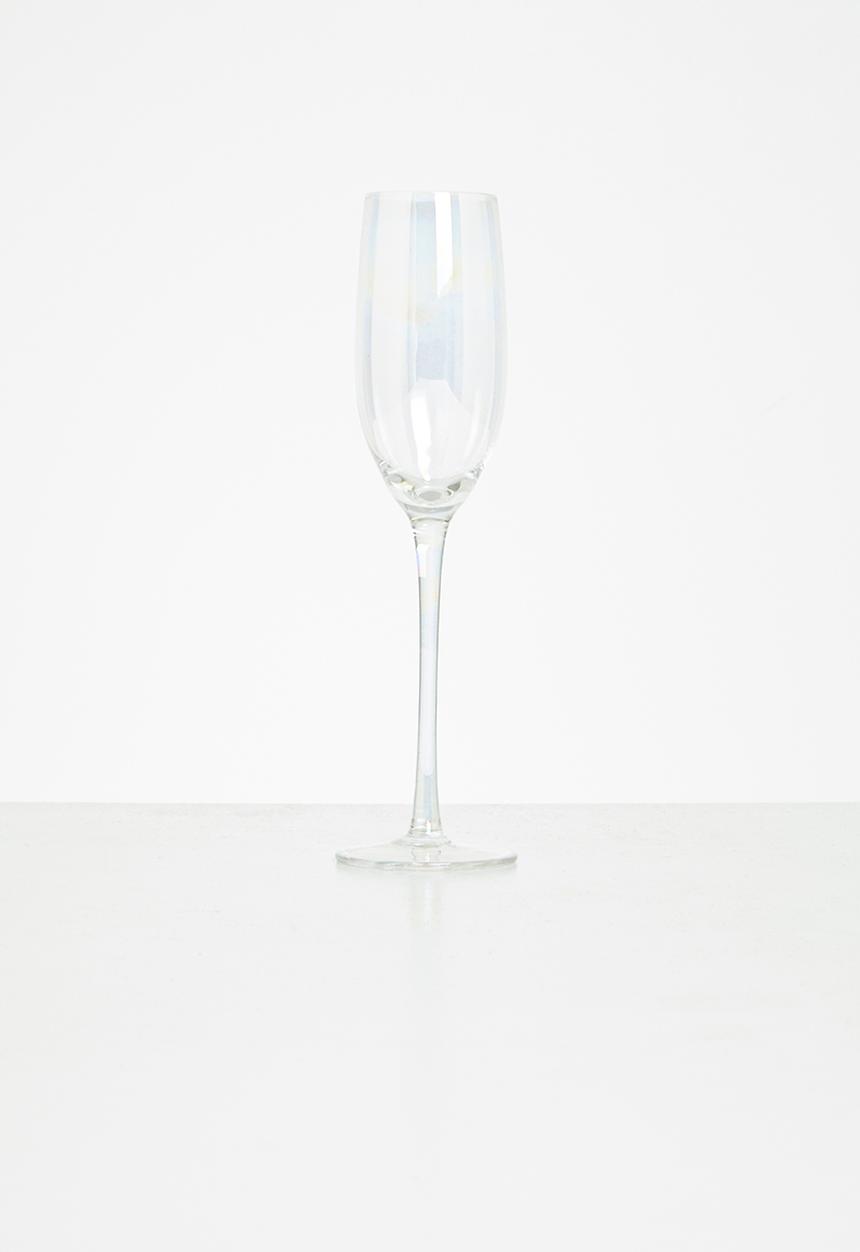 Excellent Houseware - Champagne glass set of 2 - clear