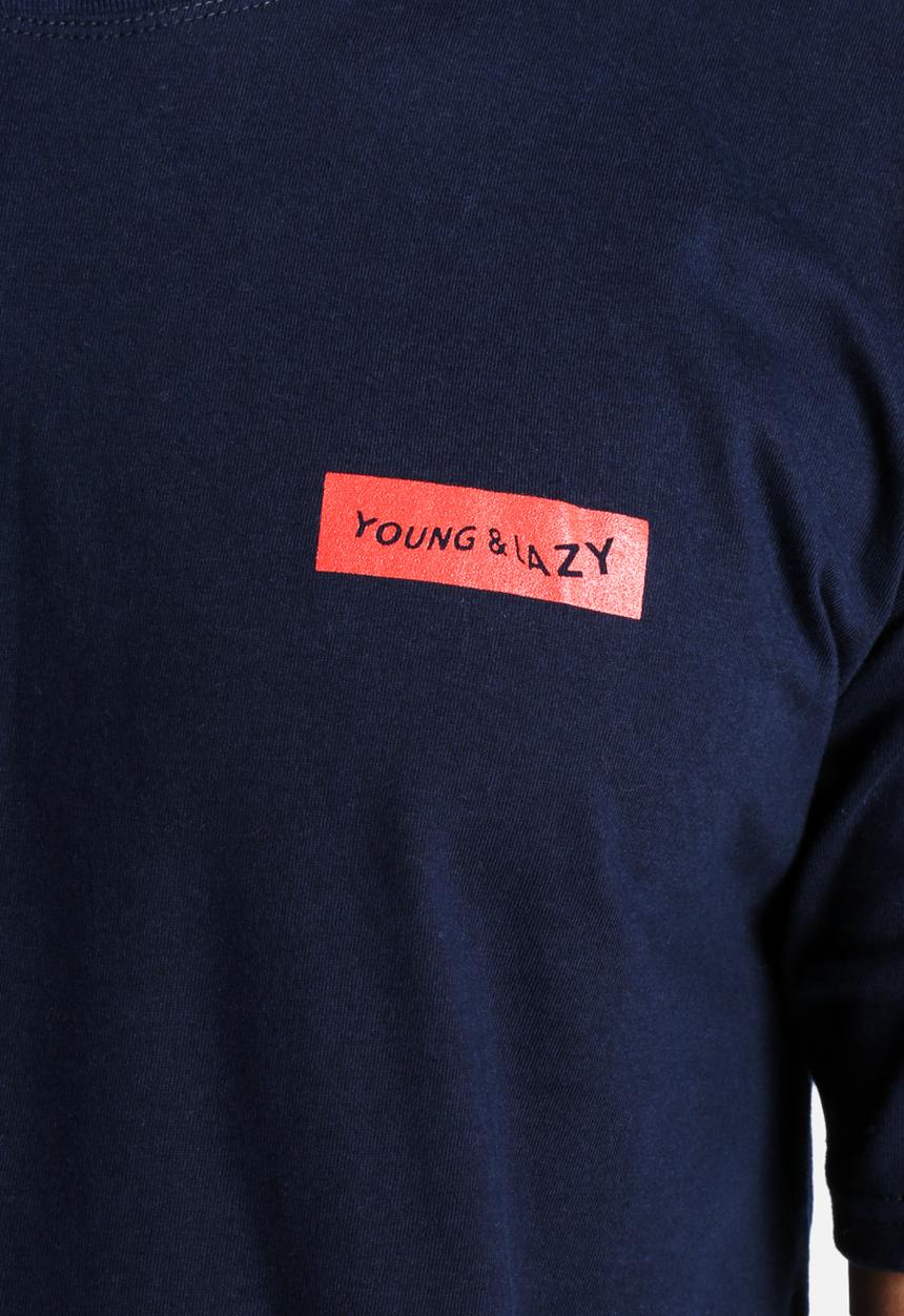 Young and Lazy - Box Logo S/S Tee