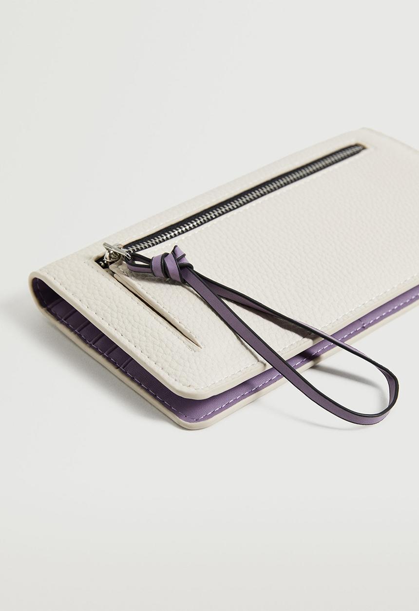 MANGO - Logo wallet - pink