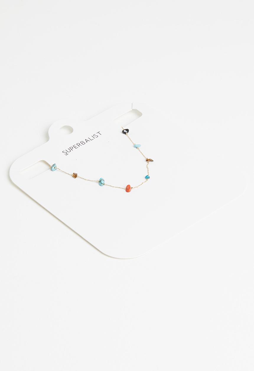 Superbalist - Colourful stone necklace - multi