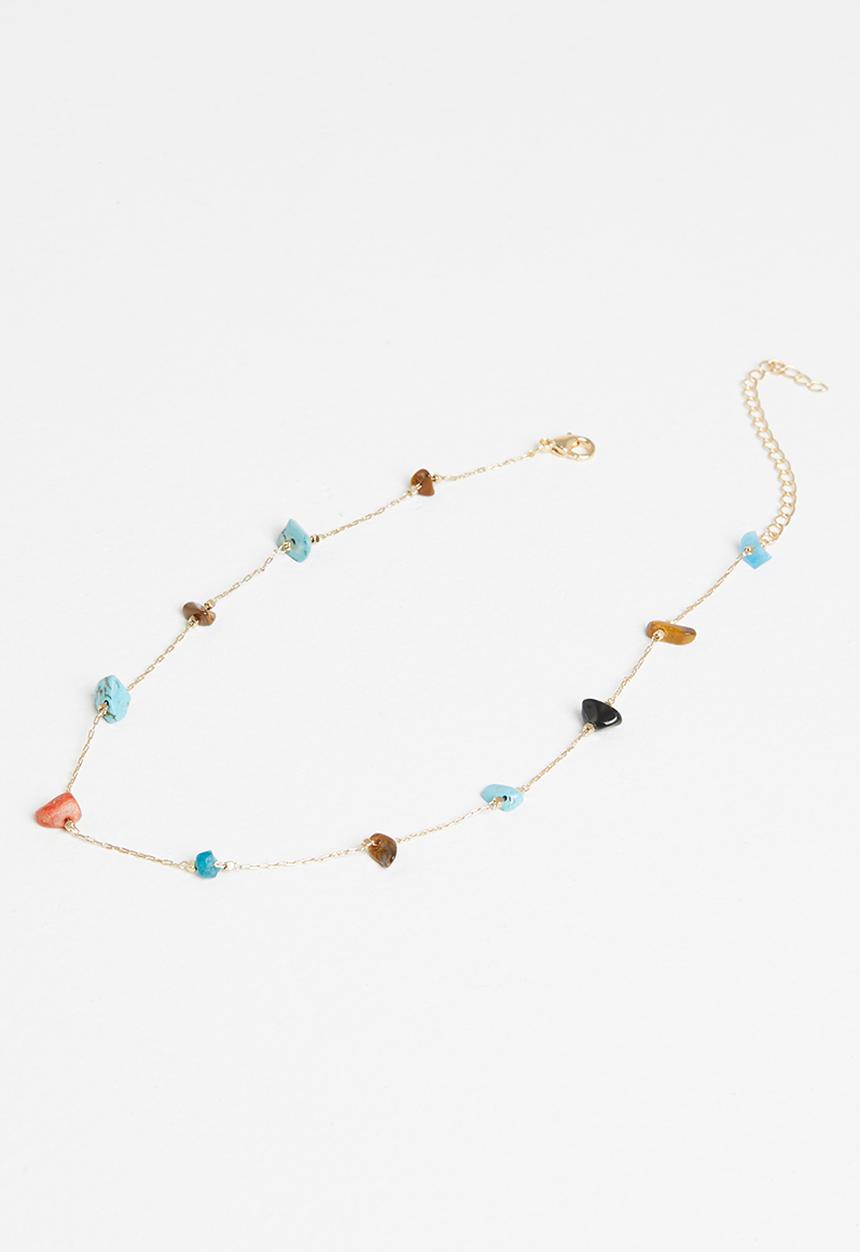 Superbalist - Colourful stone necklace - multi