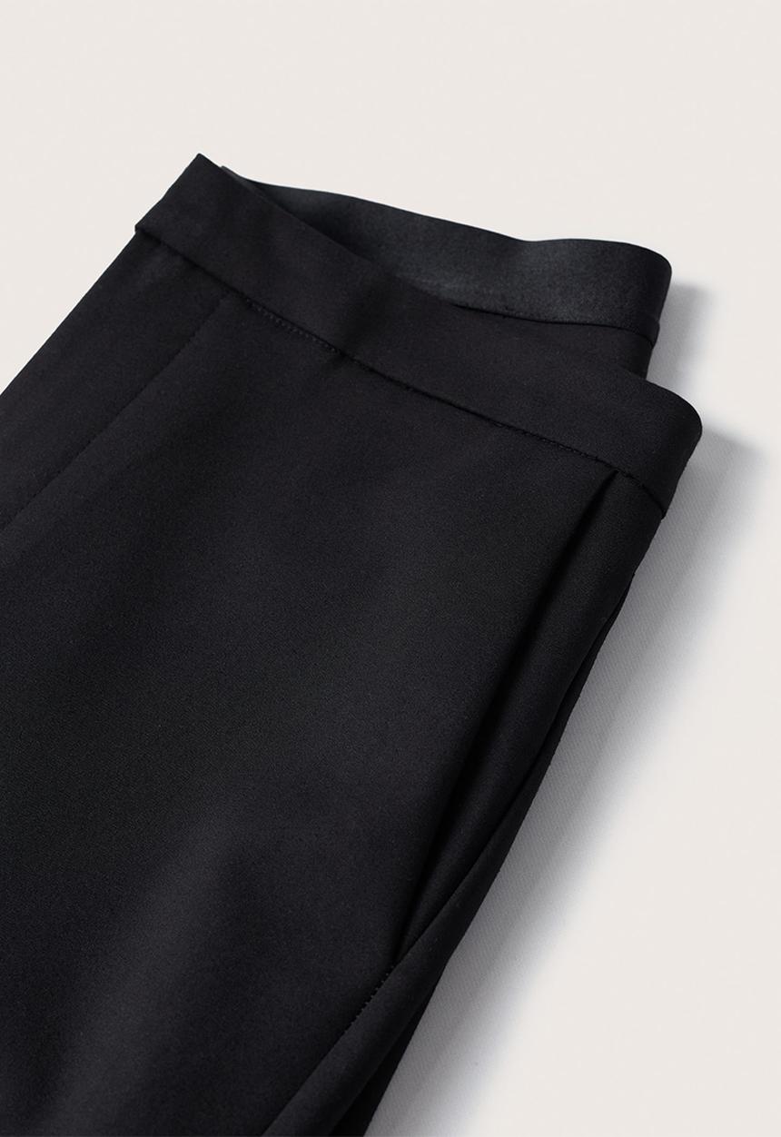 MANGO - Trousers malu-h - black