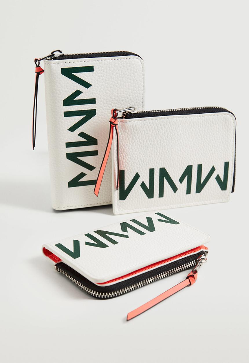 MANGO - Logo wallet - green