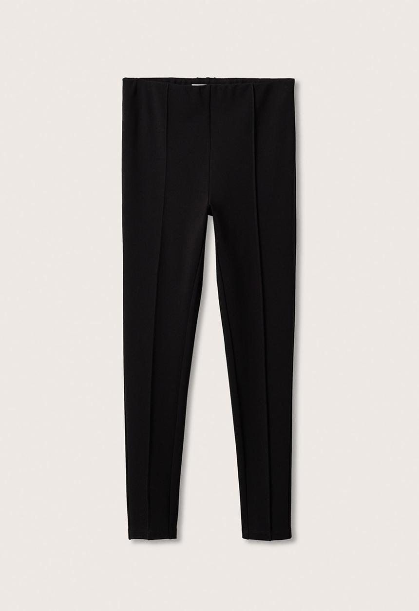 MANGO - Leggings punta-a - black