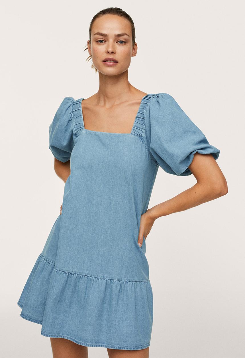 MANGO - Dress ten-h - blue